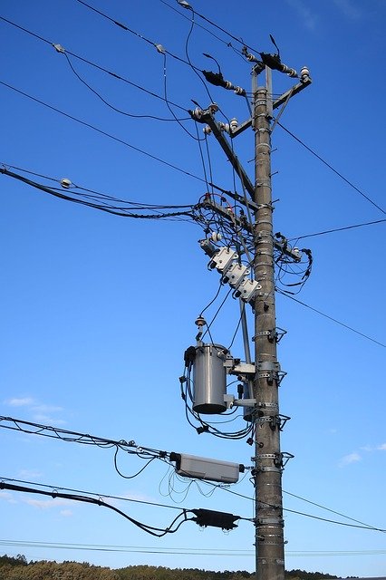 Free picture Pole Power Line Substation -  to be edited by GIMP free image editor by OffiDocs