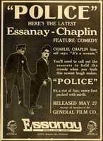 Free download Police (1916) Charlie Chaplin (Movie Poster) free photo or picture to be edited with GIMP online image editor