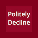 Politely Decline  screen for extension Chrome web store in OffiDocs Chromium