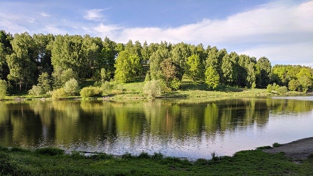 Free download Pond River Landscape -  free photo or picture to be edited with GIMP online image editor