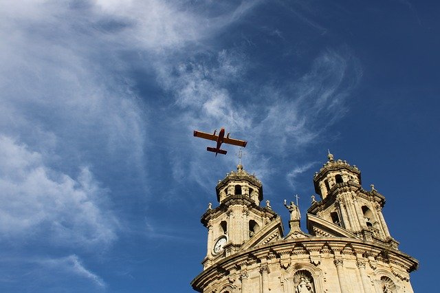 Free download Pontevedra Plane Church The -  free photo or picture to be edited with GIMP online image editor