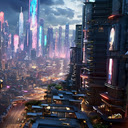 Popcorn 24th Century Cyberpunk Movie World  screen for extension Chrome web store in OffiDocs Chromium