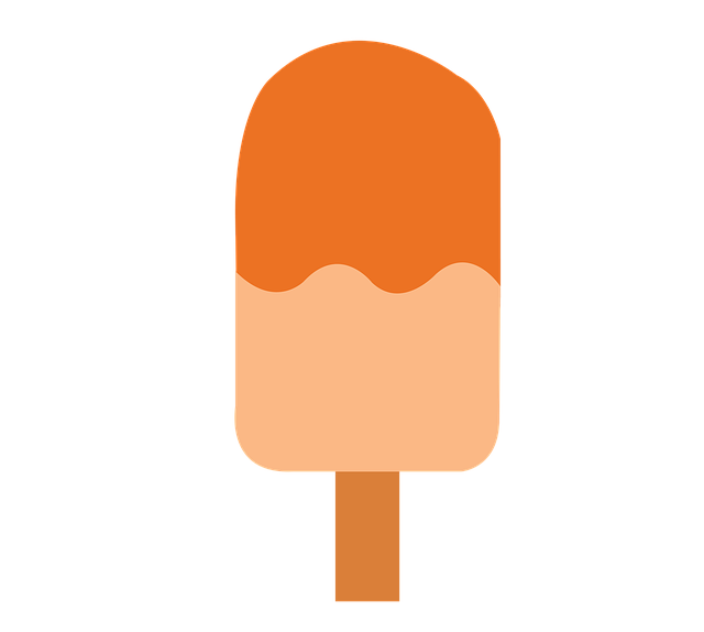 Free download Popsicle Pop Orange -  free illustration to be edited with GIMP free online image editor