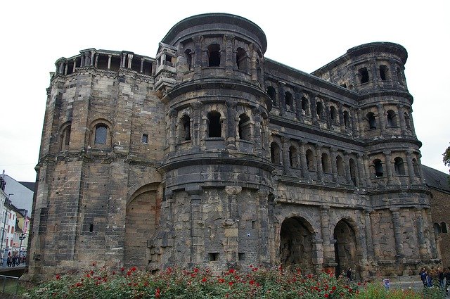 Free download Porta Nigra World Heritage Site -  free photo or picture to be edited with GIMP online image editor