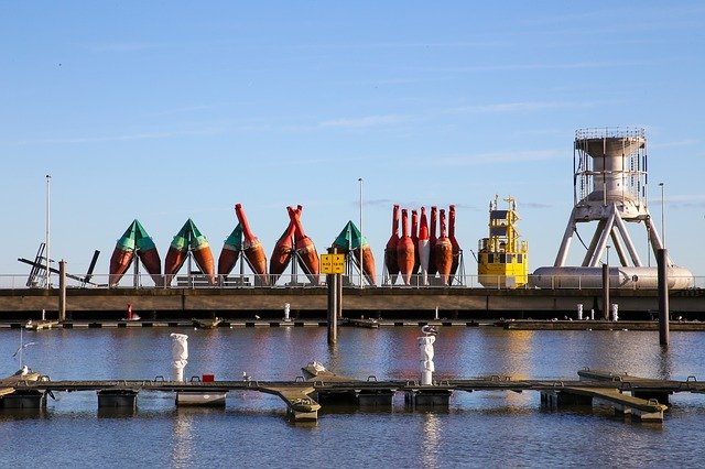 Gratis download Port Buoys Industry - gratis foto of afbeelding om te bewerken met GIMP online afbeeldingseditor