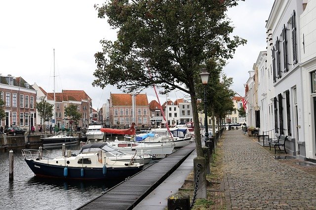 Bezpłatne pobieranie Port Goes City Harbor - bezpłatne zdjęcie lub obraz do edycji za pomocą internetowego edytora obrazów GIMP