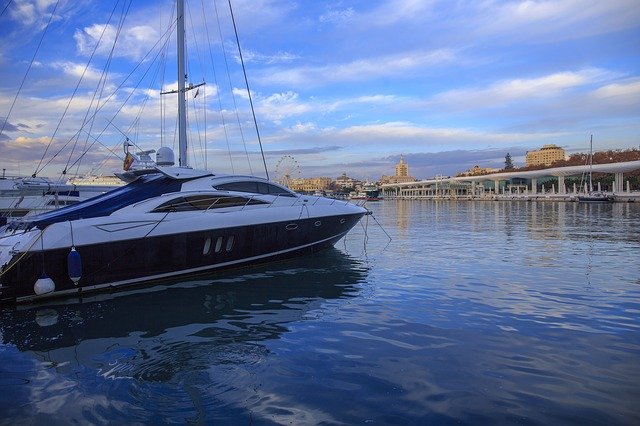 Descarga gratuita Port Malaga Yacht Costa De La - foto o imagen gratuita para editar con el editor de imágenes en línea GIMP