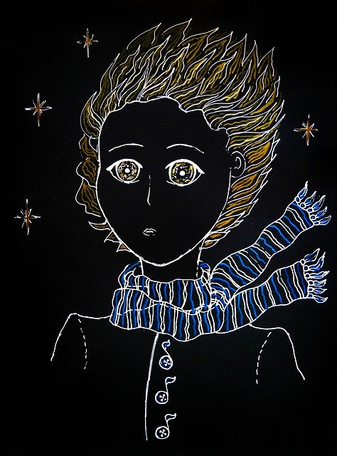 Free download Portrait Boy Illustration -  free illustration to be edited with GIMP free online image editor