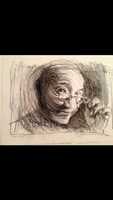 Free download Portrait Drawing Gregor Staub, Painted By Klaus Voormann free photo or picture to be edited with GIMP online image editor