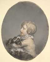 Free download Portrait of William Evelyn of St Clere, Kent, Holding a Spaniel free photo or picture to be edited with GIMP online image editor