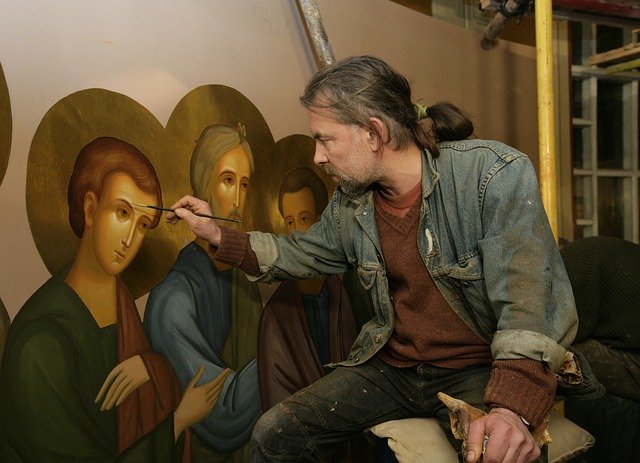 تنزيل Portrait Painter Russian Artist - صورة مجانية أو صورة ليتم تحريرها باستخدام محرر الصور عبر الإنترنت GIMP