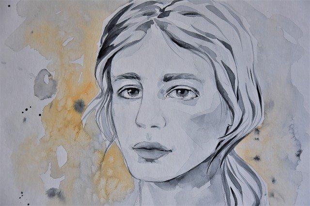 Free download Portrait Painting Art -  free illustration to be edited with GIMP free online image editor