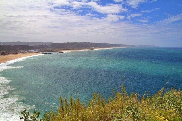Free download Portugal Nazare Beach -  free photo or picture to be edited with GIMP online image editor