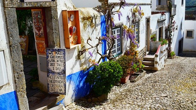 Bezpłatne pobieranie Portugal Obidos Places Of Interest - darmowe zdjęcie lub obraz do edycji za pomocą internetowego edytora obrazów GIMP
