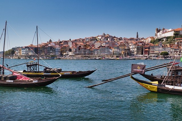 Free download Portugal Porto Ships Historic -  free photo or picture to be edited with GIMP online image editor