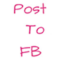 Post to Facebook  screen for extension Chrome web store in OffiDocs Chromium