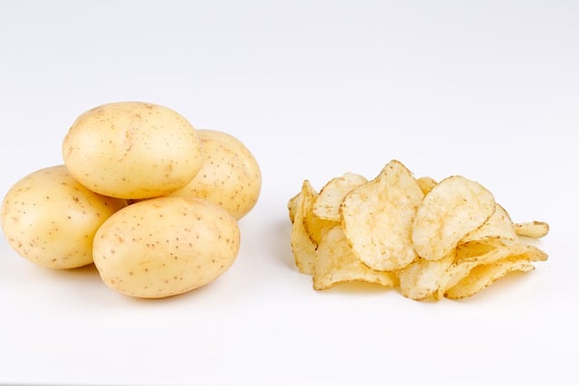 Free download potato chips shell fried snacks free picture to be edited with GIMP free online image editor