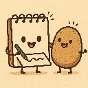 Potato Doodle – Sticky notes that remember where you left them.  screen for extension Chrome web store in OffiDocs Chromium