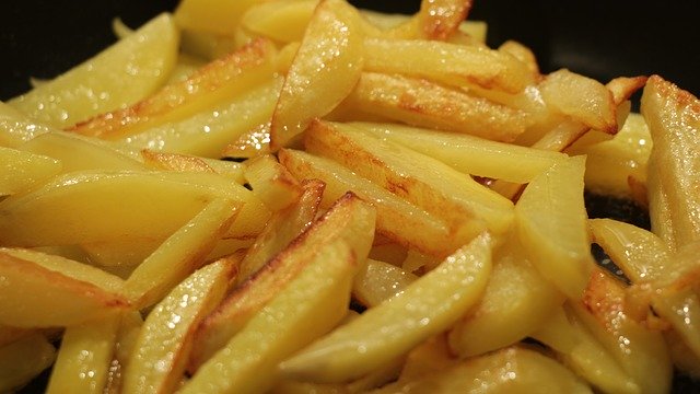 Descărcați gratuit șablon foto gratuit Potato Fried Nutrition pentru a fi editat cu editorul de imagini online GIMP