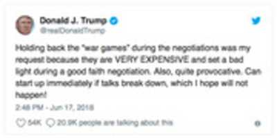 Free download POTUS Trump Calls for stop war games against North Korea free photo or picture to be edited with GIMP online image editor