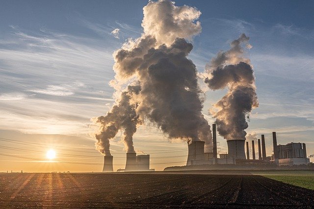 Free download power plant air pollution free picture to be edited with GIMP free online image editor