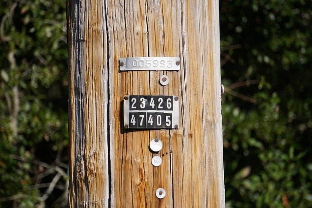 Free download Power Pole Numbers -  free photo or picture to be edited with GIMP online image editor