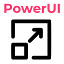 PowerUI for Power Automate  screen for extension Chrome web store in OffiDocs Chromium