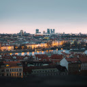Prague cityscape from the top of a hill  screen for extension Chrome web store in OffiDocs Chromium