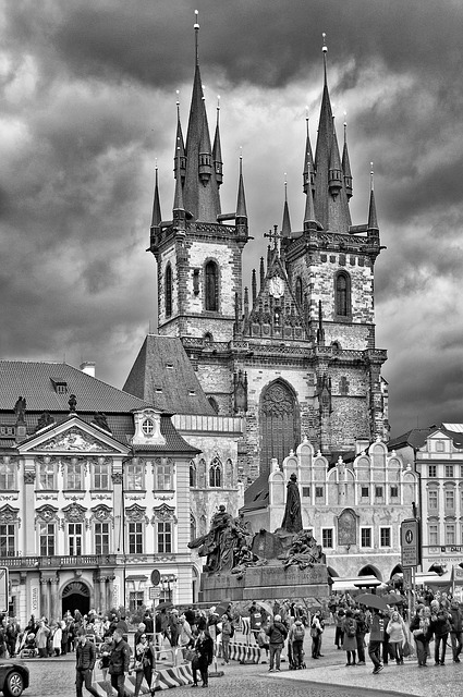 Free graphic prague towers clock architecture to be edited by GIMP free image editor by OffiDocs