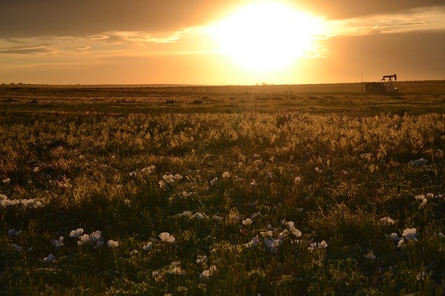 Free download Prairie Sunset Landscape -  free photo or picture to be edited with GIMP online image editor