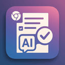 Preenche AI  screen for extension Chrome web store in OffiDocs Chromium