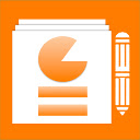 Presentation editor PPTWork for PPT slides  screen for extension Chrome web store in OffiDocs Chromium