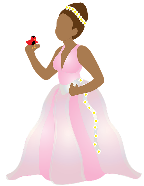 Free download Princess Girl Dress -  free illustration to be edited with GIMP free online image editor