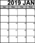 Free download Printable Calendar 2019 - DreamCalendars.Com DOC, XLS or PPT template free to be edited with LibreOffice online or OpenOffice Desktop online