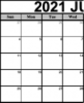 Free download Printable July 2021 Calendar Microsoft Word, Excel or Powerpoint template free to be edited with LibreOffice online or OpenOffice Desktop online