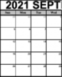 Gratis download Afdrukbare kalender september 2021 Microsoft Word-, Excel- of Powerpoint-sjabloon gratis te bewerken met LibreOffice online of OpenOffice Desktop online