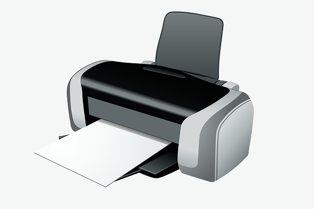 免费下载打印机计算机 - 使用 GIMP 免费在线图像编辑器编辑的免费插图