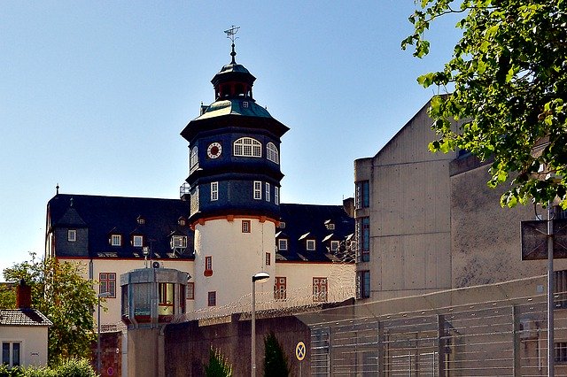 دانلود رایگان Prison Jva Watchtower Barbed - عکس یا تصویر رایگان قابل ویرایش با ویرایشگر تصویر آنلاین GIMP
