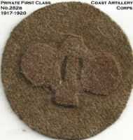Free download Private First Class, Fireman, Coast Artillery Corps 1917 1920 free photo or picture to be edited with GIMP online image editor