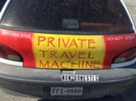 Free download Private Travel Machine - Notice of Liability - Travel free photo or picture to be edited with GIMP online image editor