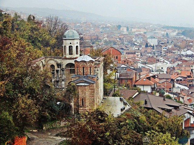 Template Photo Prizren Kosovo The Orthodox Church -  for OffiDocs