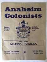 Free download PROGRAM 1973 Marina vs Anaheim free photo or picture to be edited with GIMP online image editor