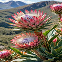 Protea flower cluster wallpaper  screen for extension Chrome web store in OffiDocs Chromium