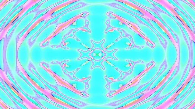 تنزيل مجاني لـ Psychedelic Flyers Turquoise - رسم توضيحي مجاني ليتم تحريره باستخدام محرر الصور المجاني عبر الإنترنت GIMP