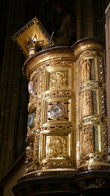 Free download Pulpit Church Aachen -  free free photo or picture to be edited with GIMP online image editor
