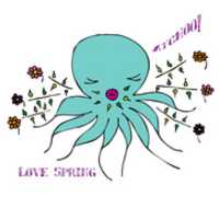 Free download pulpo_springletras_turquesa free photo or picture to be edited with GIMP online image editor