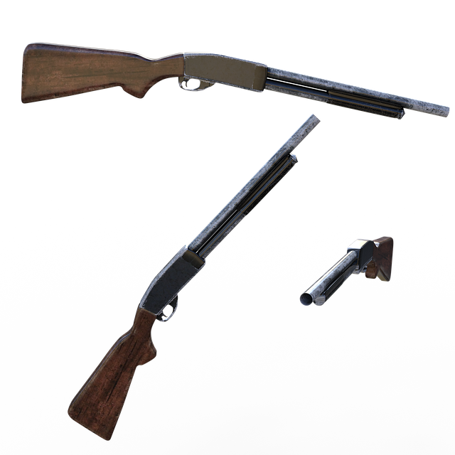 Free download Pumpgun Rifle Weapon -  free illustration to be edited with GIMP free online image editor