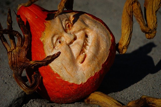 Muat turun percuma Pumpkin Figure Creature - foto atau gambar percuma percuma untuk diedit dengan editor imej dalam talian GIMP