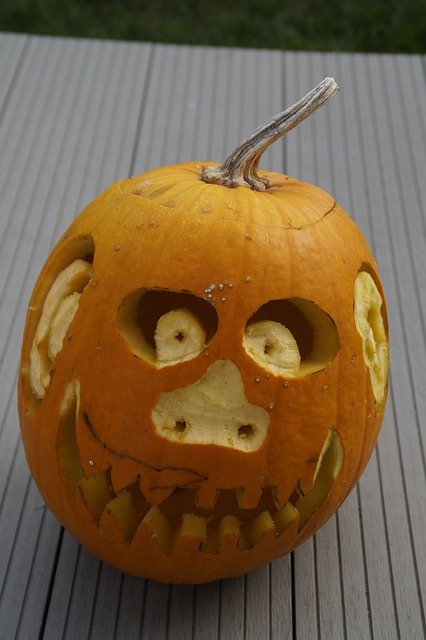 Free download Pumpkin Ghost Halloween -  free photo or picture to be edited with GIMP online image editor