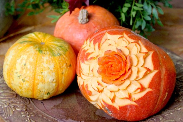 Téléchargement gratuit de citrouilles d'ornement d'automne - photo ou image gratuite à éditer avec l'éditeur d'images en ligne GIMP